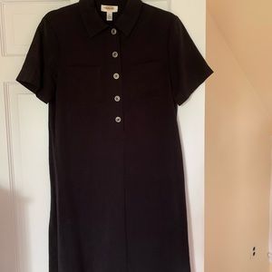 Talbots black shirt dress